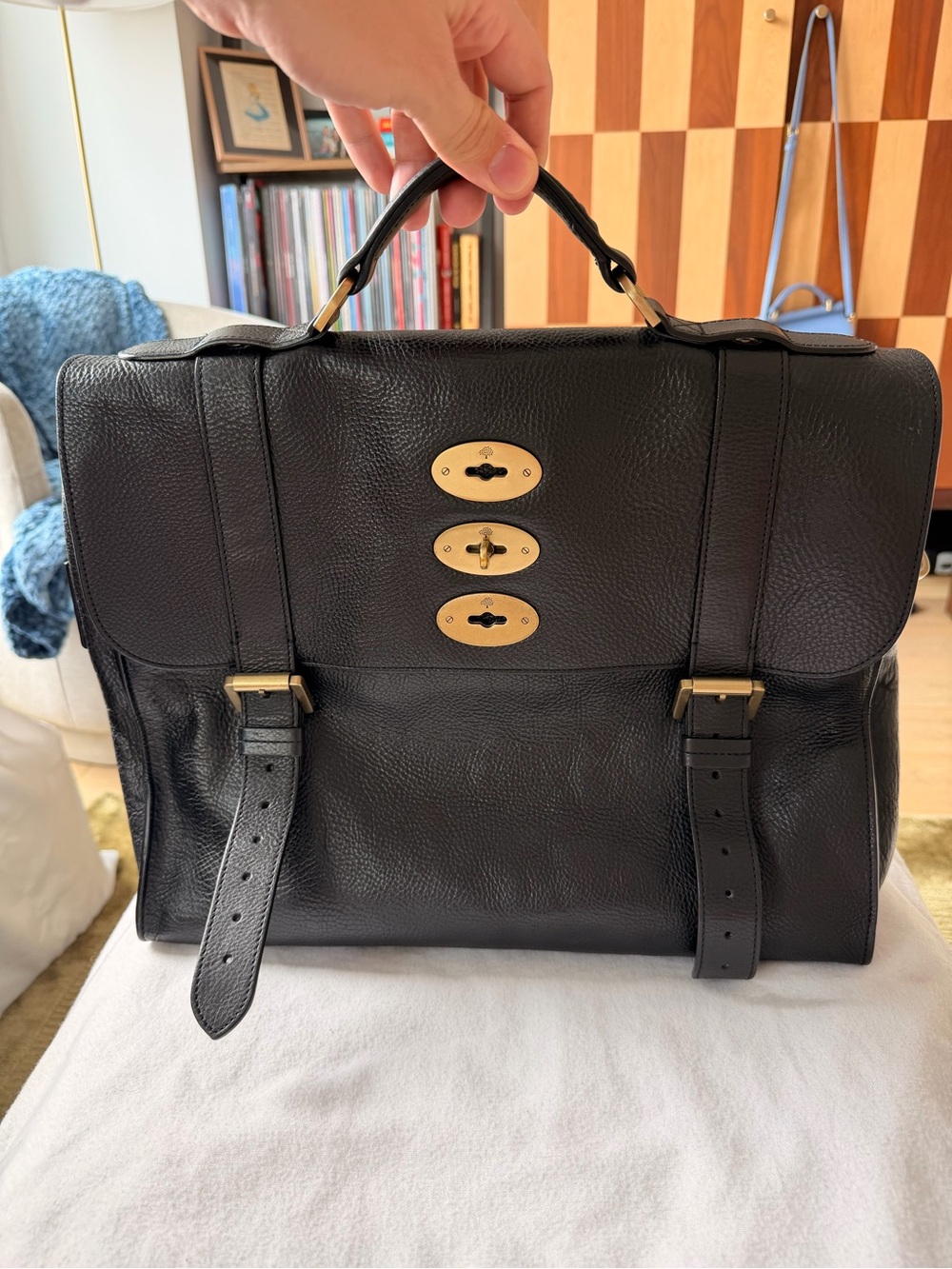 Mulberry Men’s Ted Convertible Messenger Bag